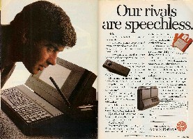 Advertisement for Apricot Portable (FP) in Practical Computing December 1984